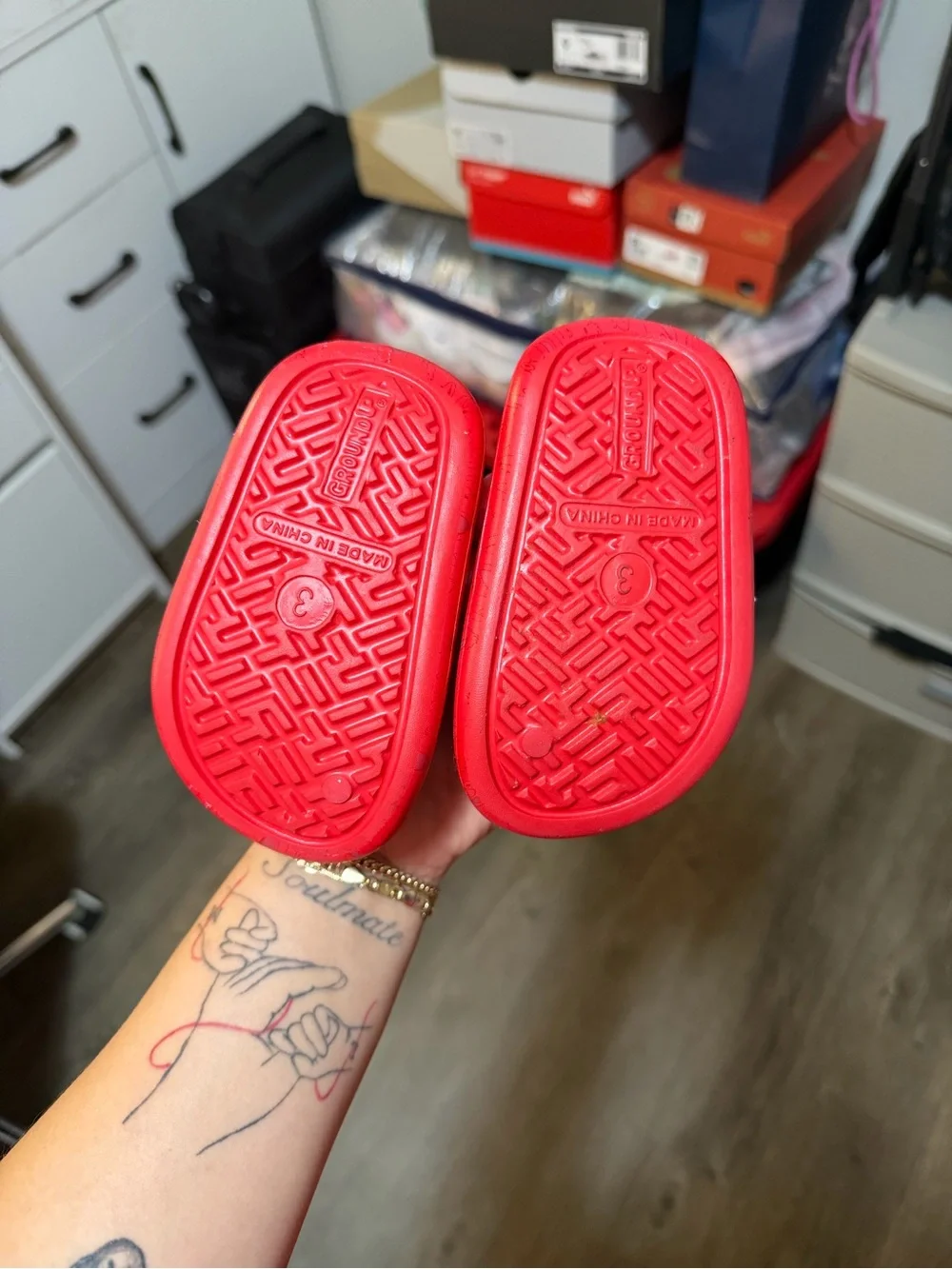 Sesame Street Elmo Red Kids Slip-On Sandals